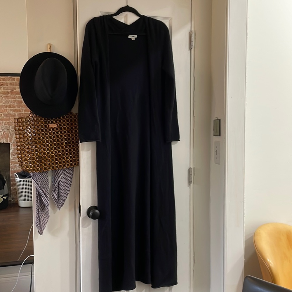 100% Cashmere Garnet Hill Duster Sweater